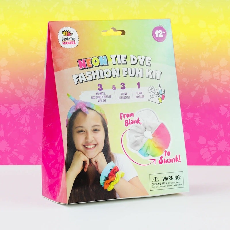 Neon Scrunchie Tie Dye Kit