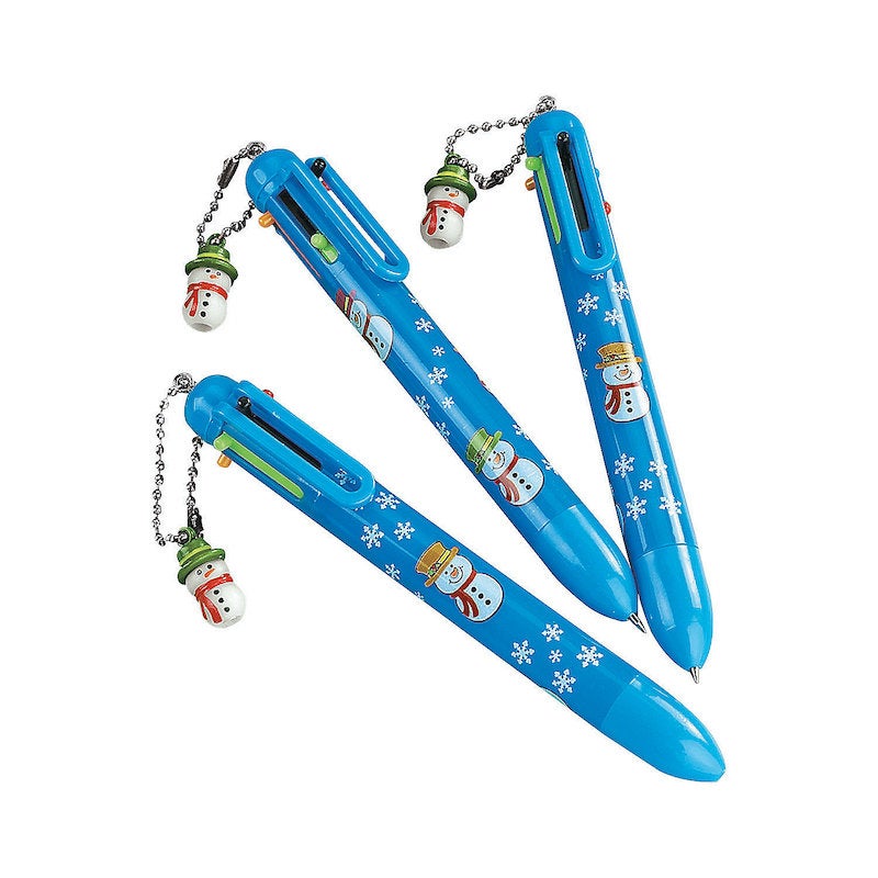 Snowperson Multicolor Pen