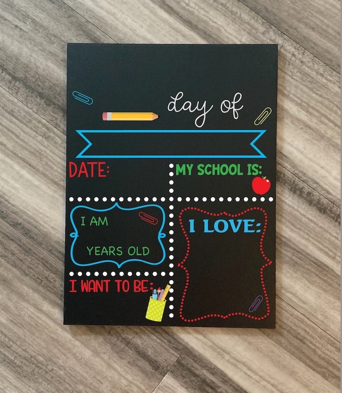 Back to School Chalkboard