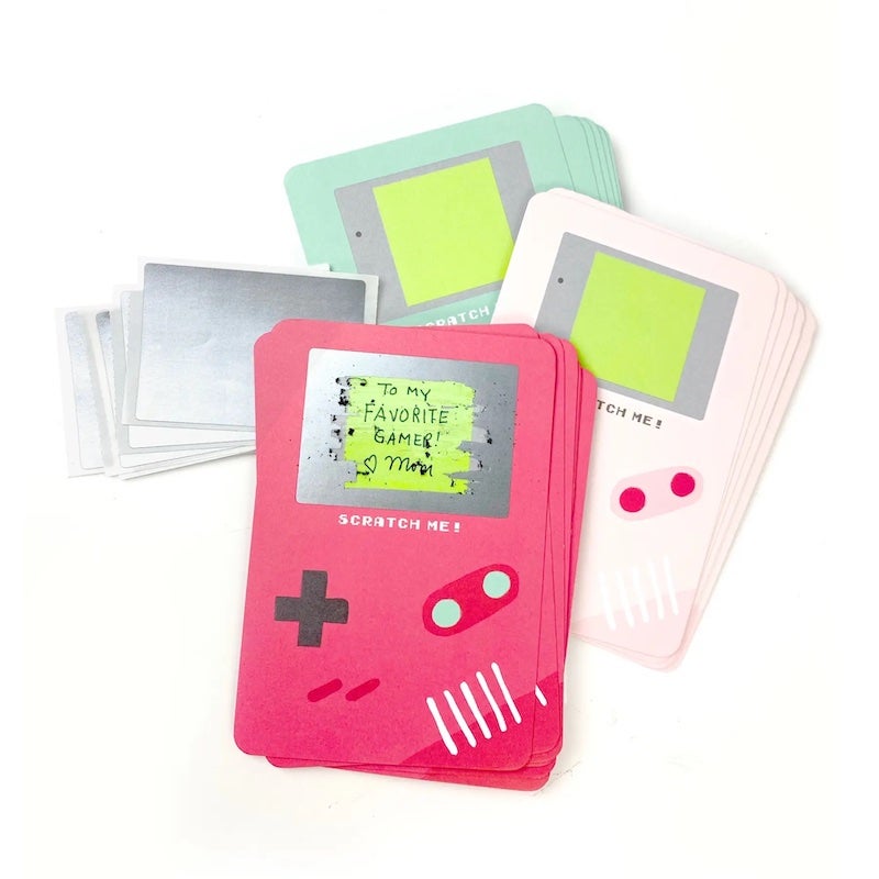 Scratch-Off Gamer Valentine Card Kit