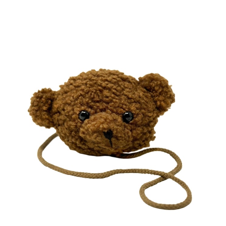 Furry Bear Head Bag