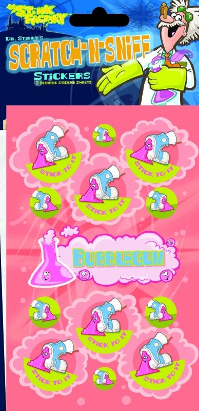 Bubblegum Scratch & Sniff Stickers