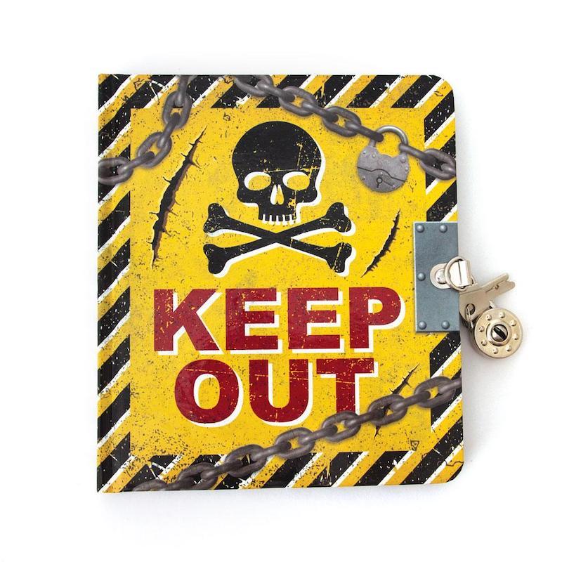 Keep Out Lock & Key Diary