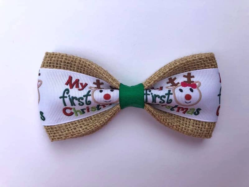 Pet Bow Tie: My First Christmas