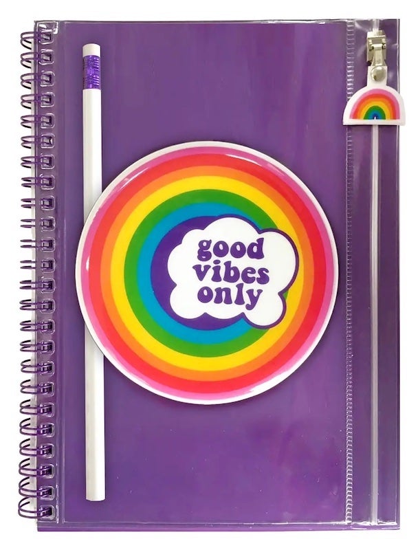 Good Vibes Only Journal & Pencil Pouch