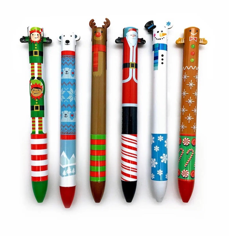 Two Color Christmas Pen