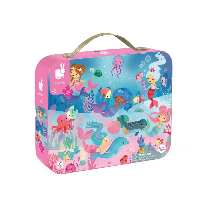 Mermaid Suitcase Puzzle