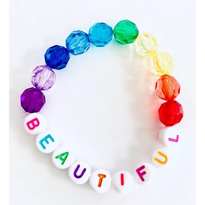 Beautiful Rainbow Beaded Bracelet