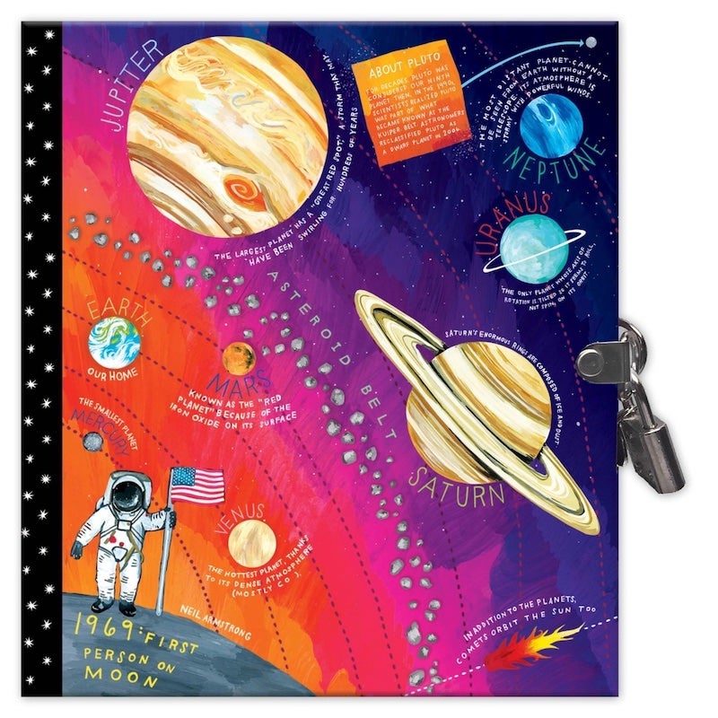 Planets Lock & Key Diary