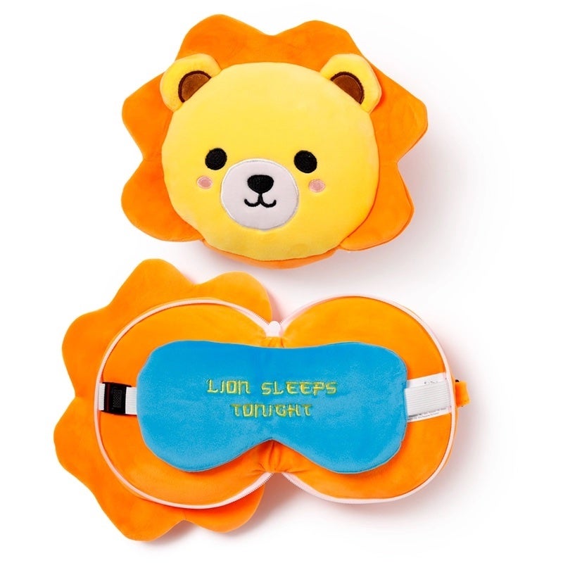 Round Travel Pillow & Eye Mask