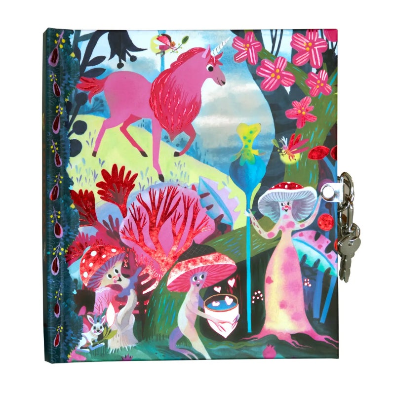 Magical Creatures Lock & Key Diary