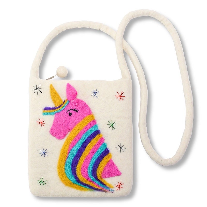 Felt Unicorn Bag