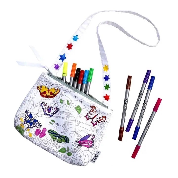 Color-in Butterfly Bag