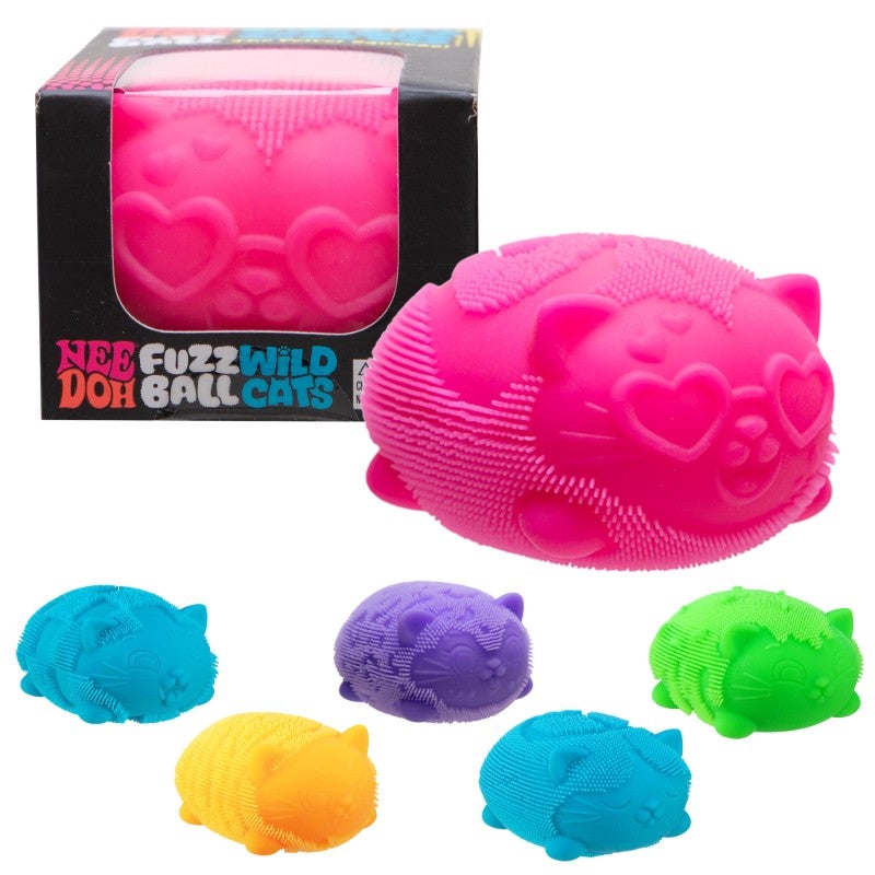 Needoh Fuzz Ball Wild Cat