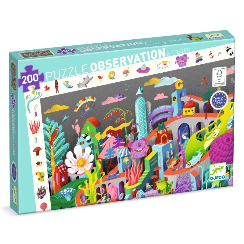 Crazy Town Observation Puzzle