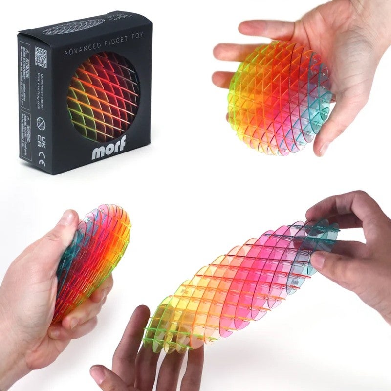 Morf Fidget Worm Small Rainbow