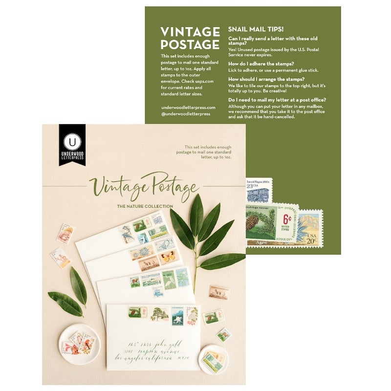 Vintage Postage Nature Collection