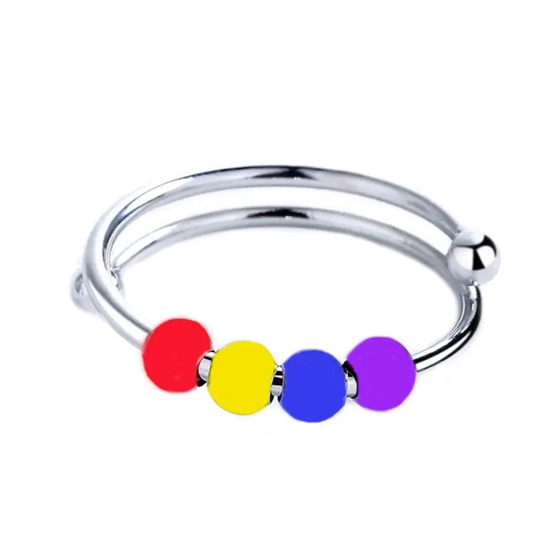 Rainbow Fidget Ring