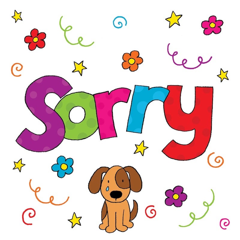 Sorry Card