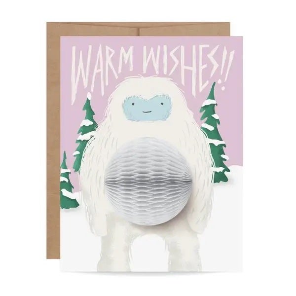 Yeti Pop-up Card