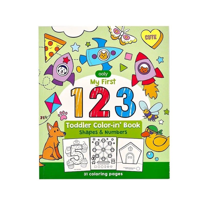 My First 123 Toddler Coloring Book