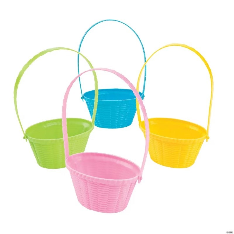 Mini Plastic Easter Basket