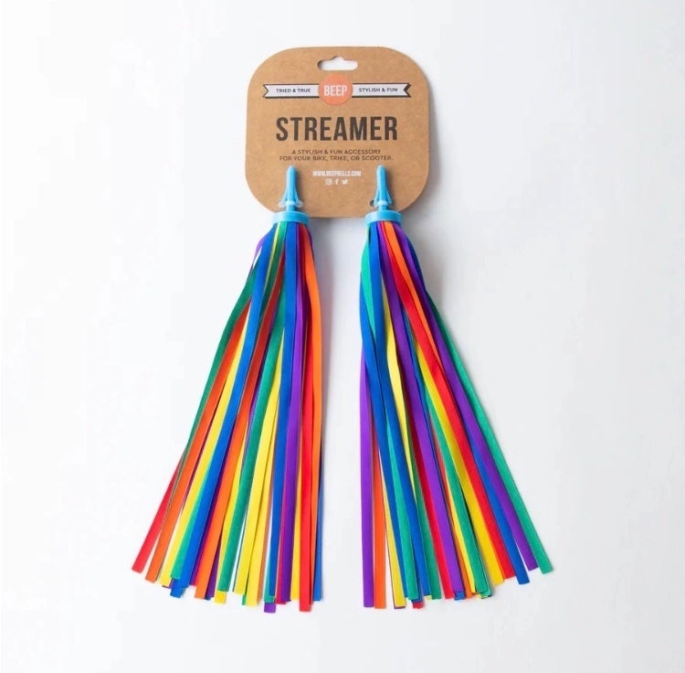 Rainbow Bike & Scooter Streamer