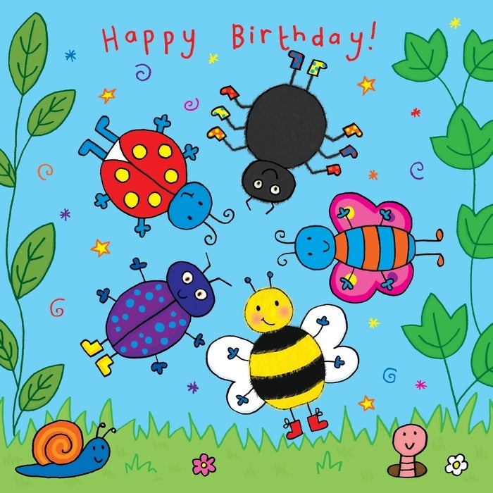 Bugs Spinner Birthday Card