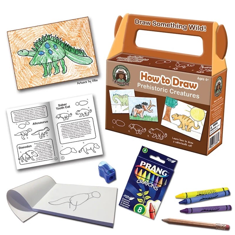 How to Draw Prehistoric Creatures Kit