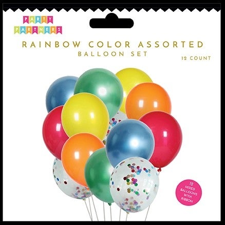 Rainbow Balloon Set