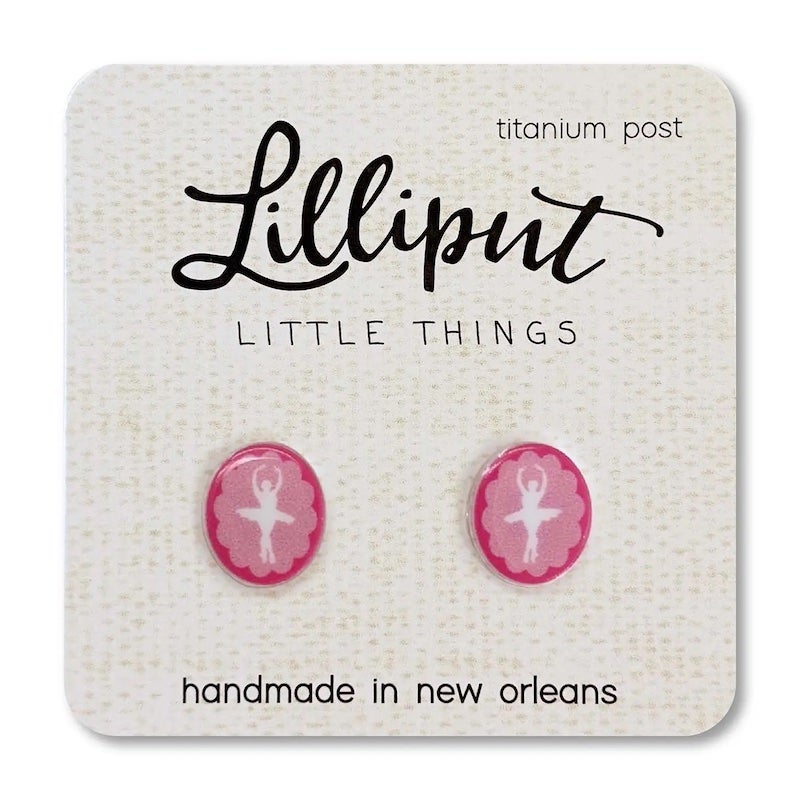 Ballerina Cameo Earring