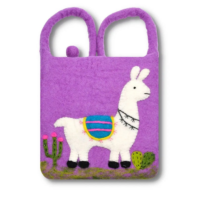 Felt Llama Bag