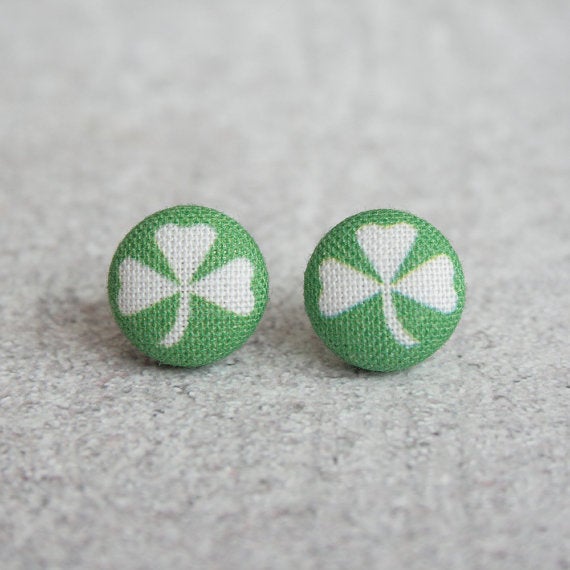 Clover Fabric Earrings