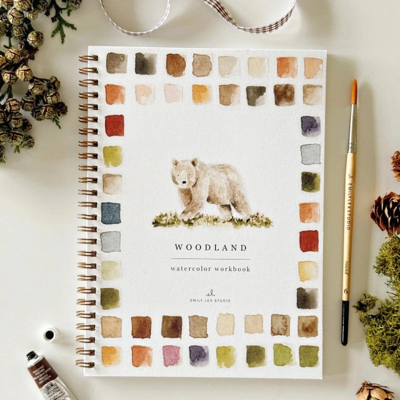 Woodlands Watercolor Workbook