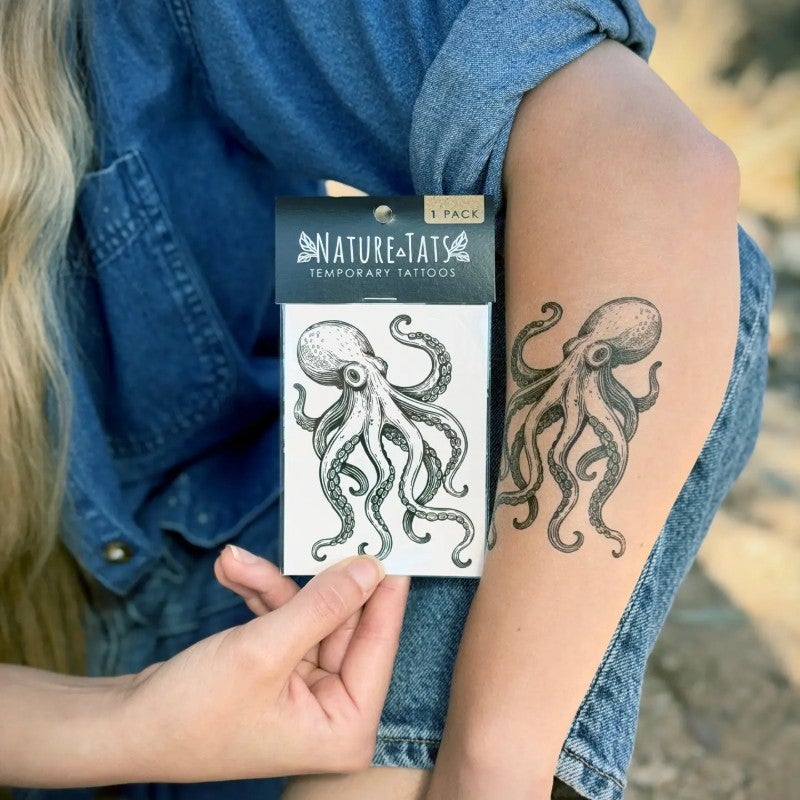 Octopus Temporary Tattoo