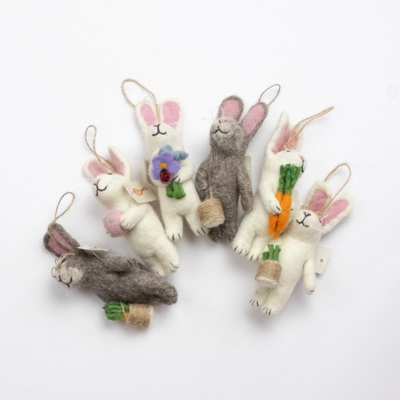 Felt Bunny Ornament