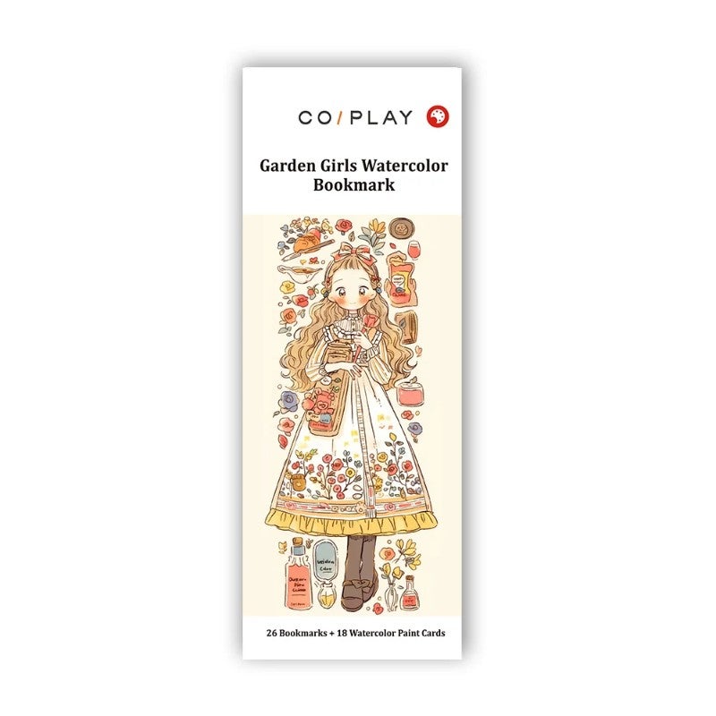 Garden Girls Watercolor Bookmark Book