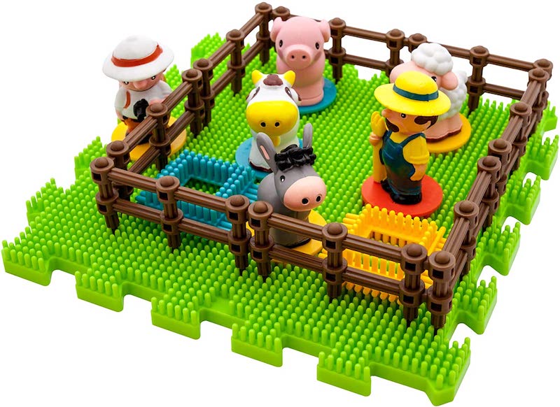 Bristle blocks farm set hot sale